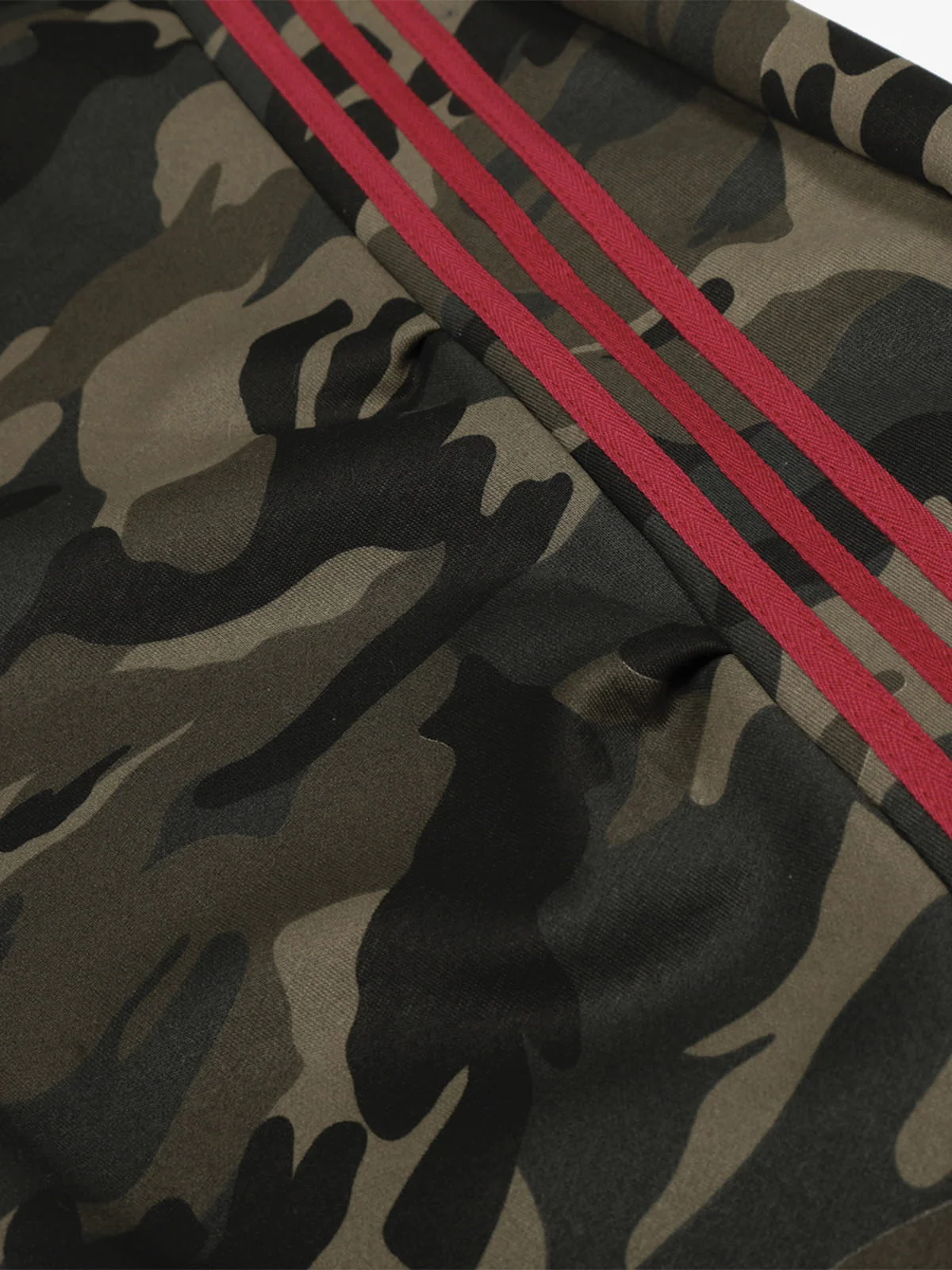 Retro Patchwork Embroidered Camouflage Barrel Pants - 2520 - Image 7