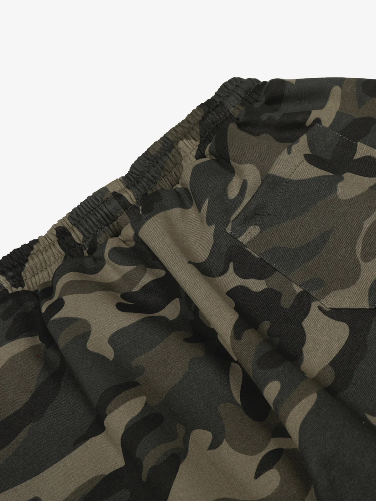 Retro Patchwork Embroidered Camouflage Barrel Pants - 2520 - Image 8