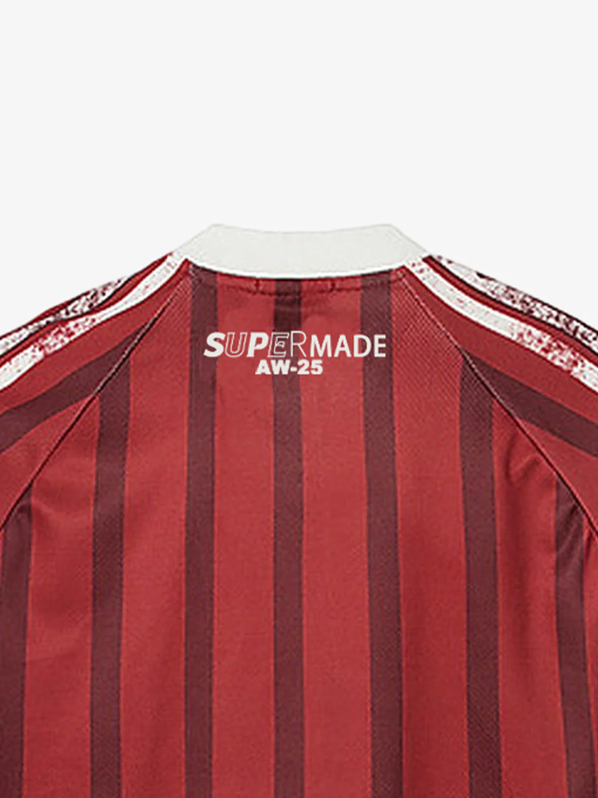 Retro Striped 88 Print Graphic Jersey Long-Sleeved T-Shirt - 2618 - Image 6