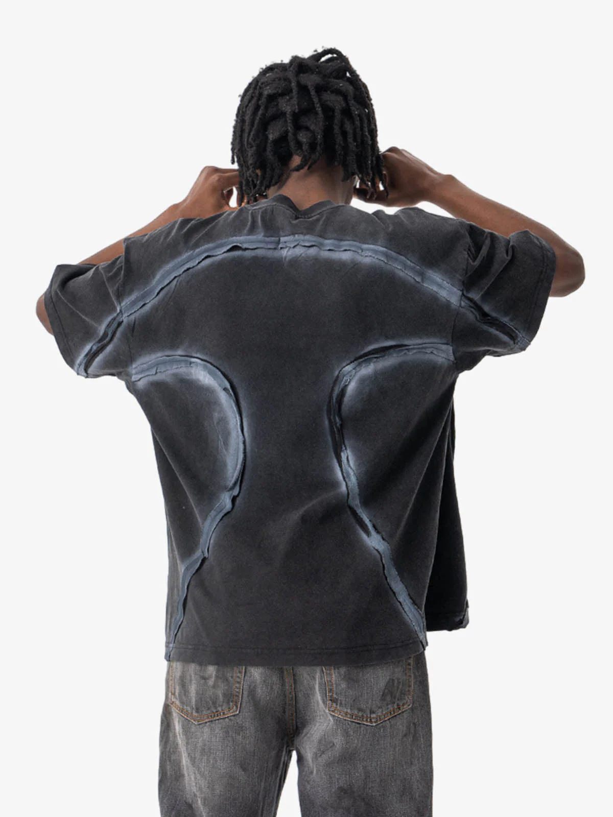 Retro Structured Panels T-Shirt - Image 3