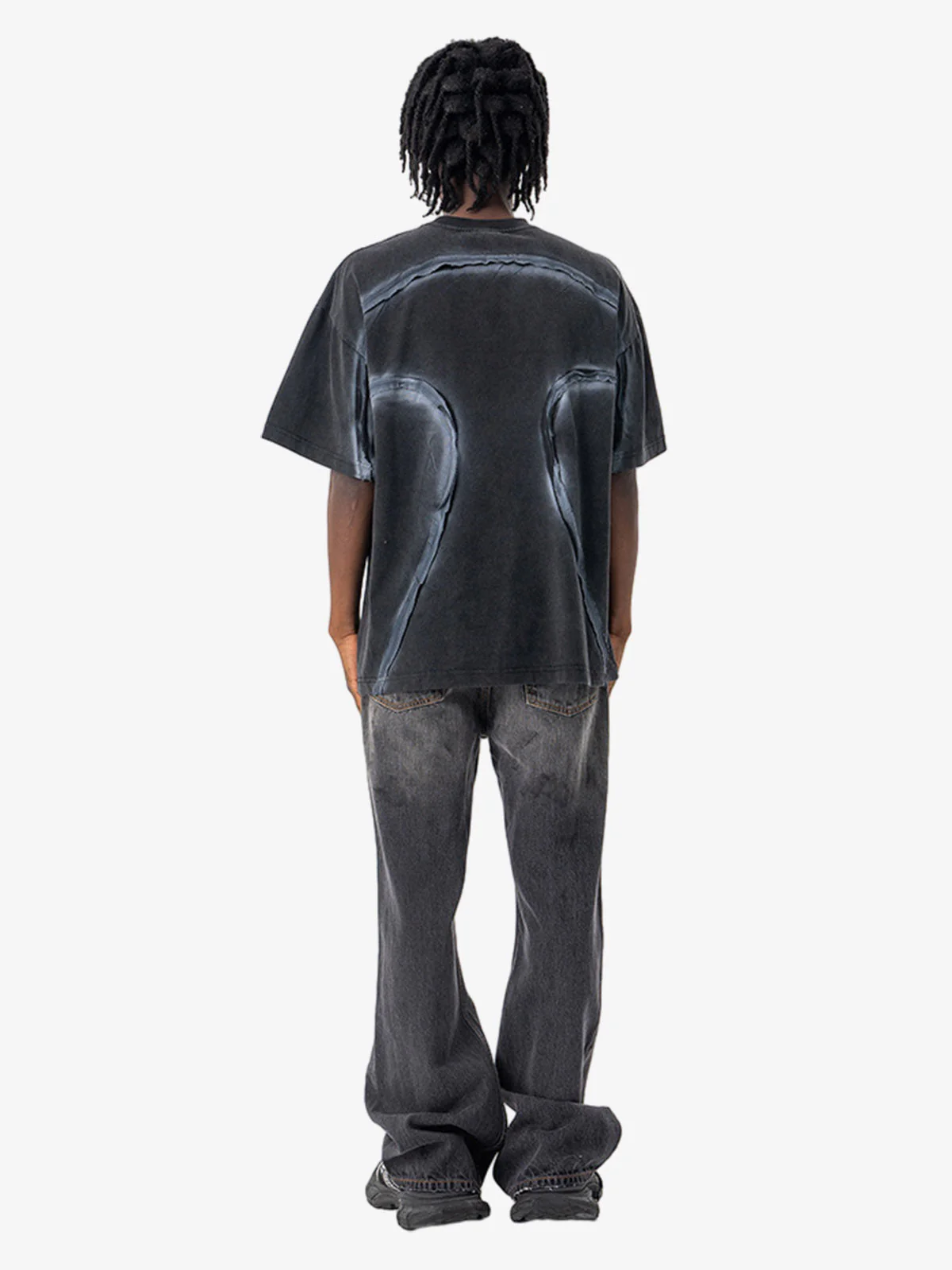 Retro Structured Panels T-Shirt - Image 6