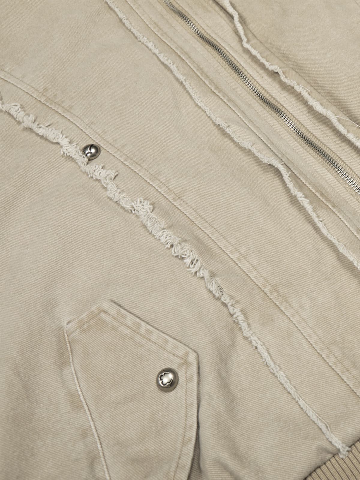 Retro Washed Fleece-lined Hooded Work Jacket - Image 13