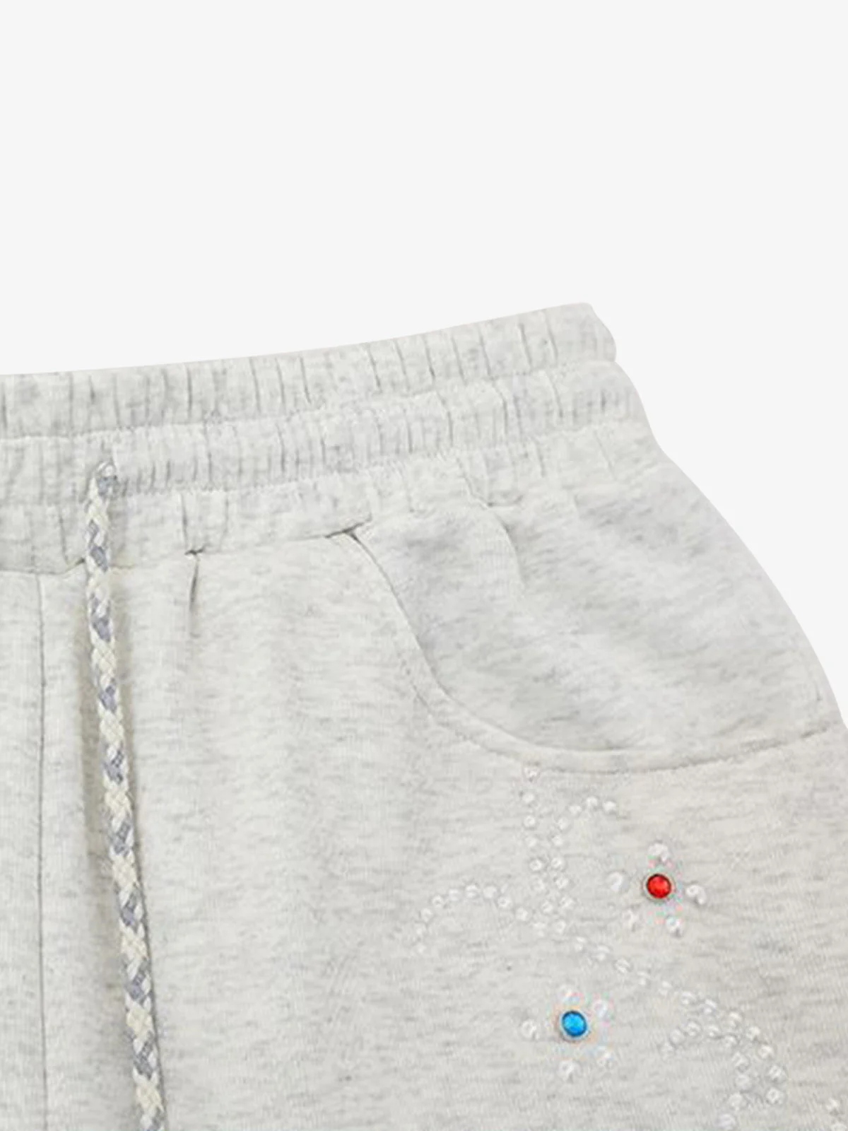 Rhinestone Graphic Knit Shorts - Image 10