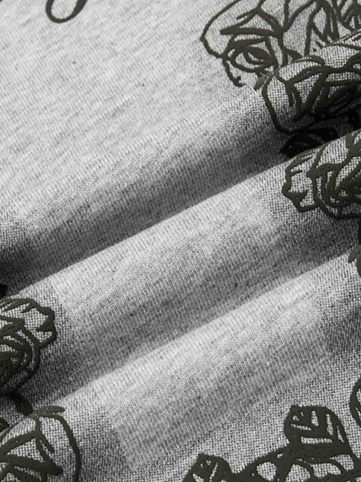 Rose Cross Slogan Graphic T-Shirt - Image 13