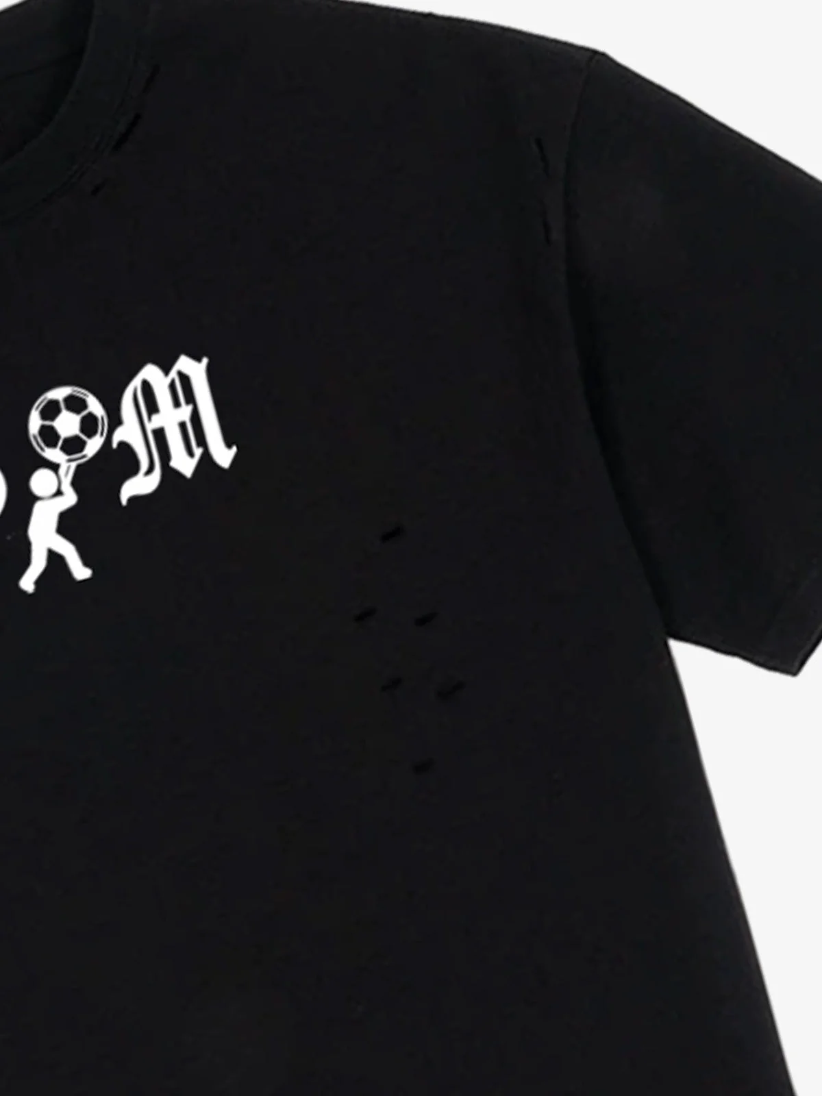 SM Soccer Graphic Distressed T-Shirt - Image 6