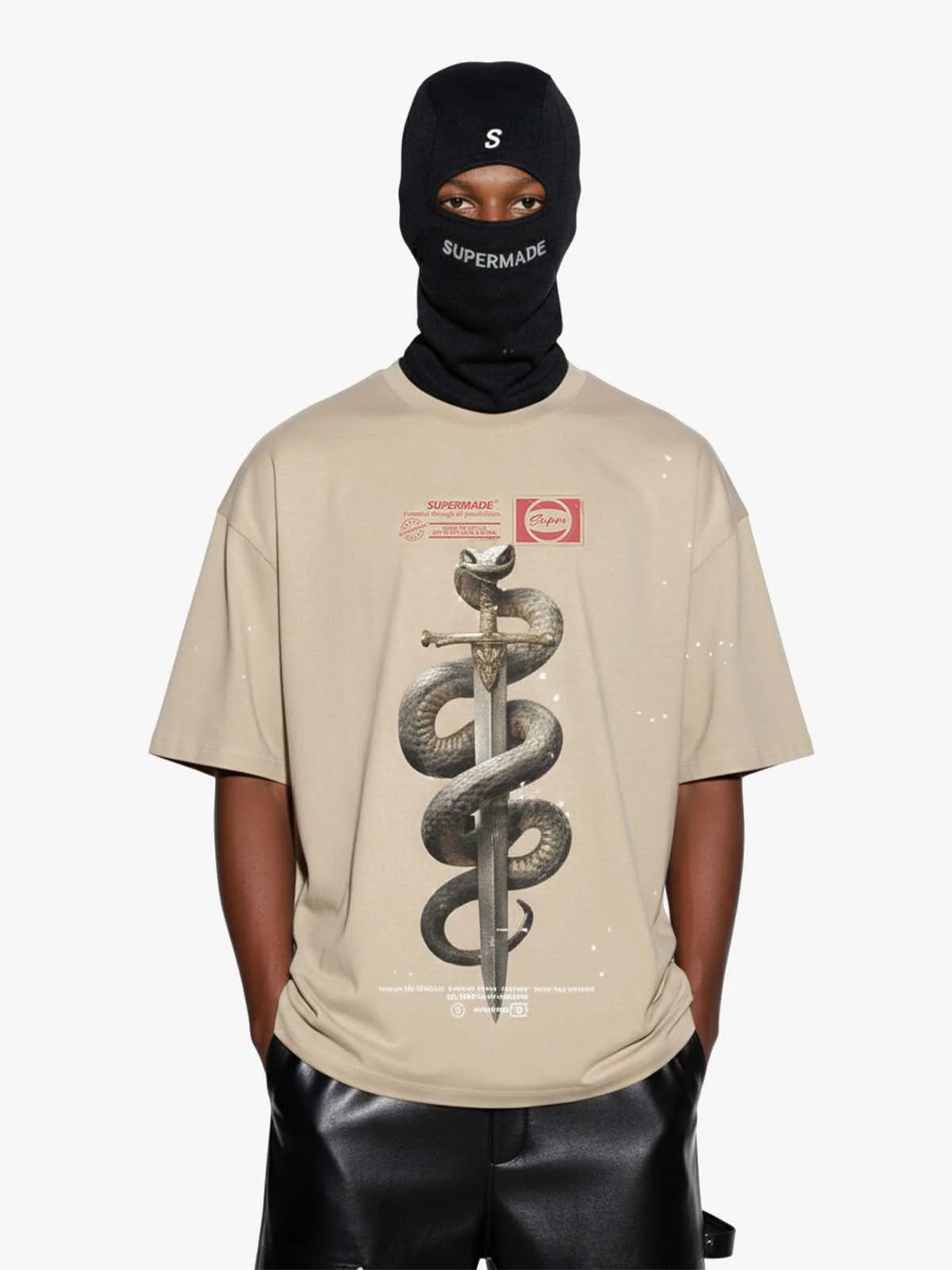 Snake and Sword Graphic T-Shirt
