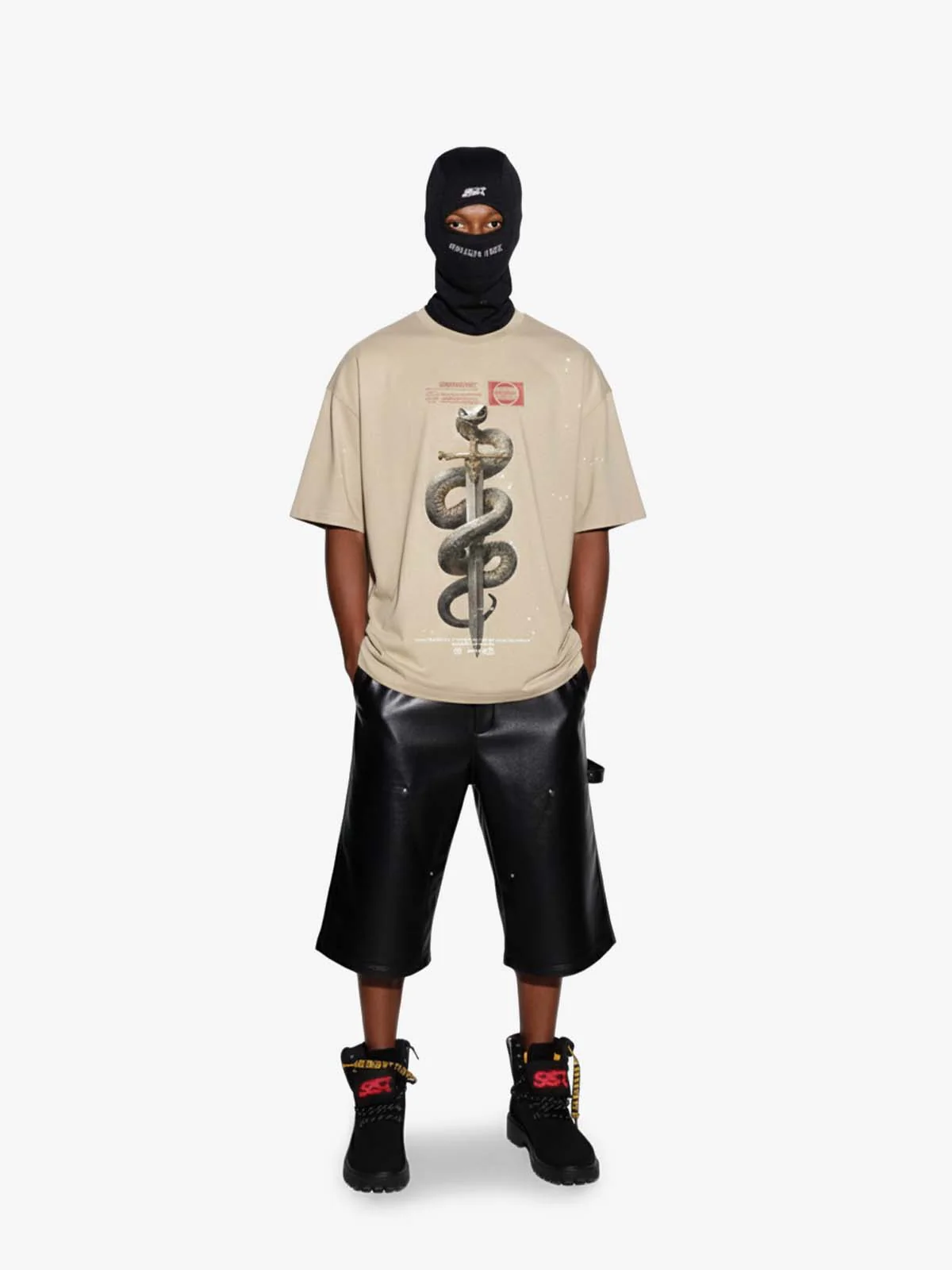 Snake and Sword Graphic T-Shirt - Image 5