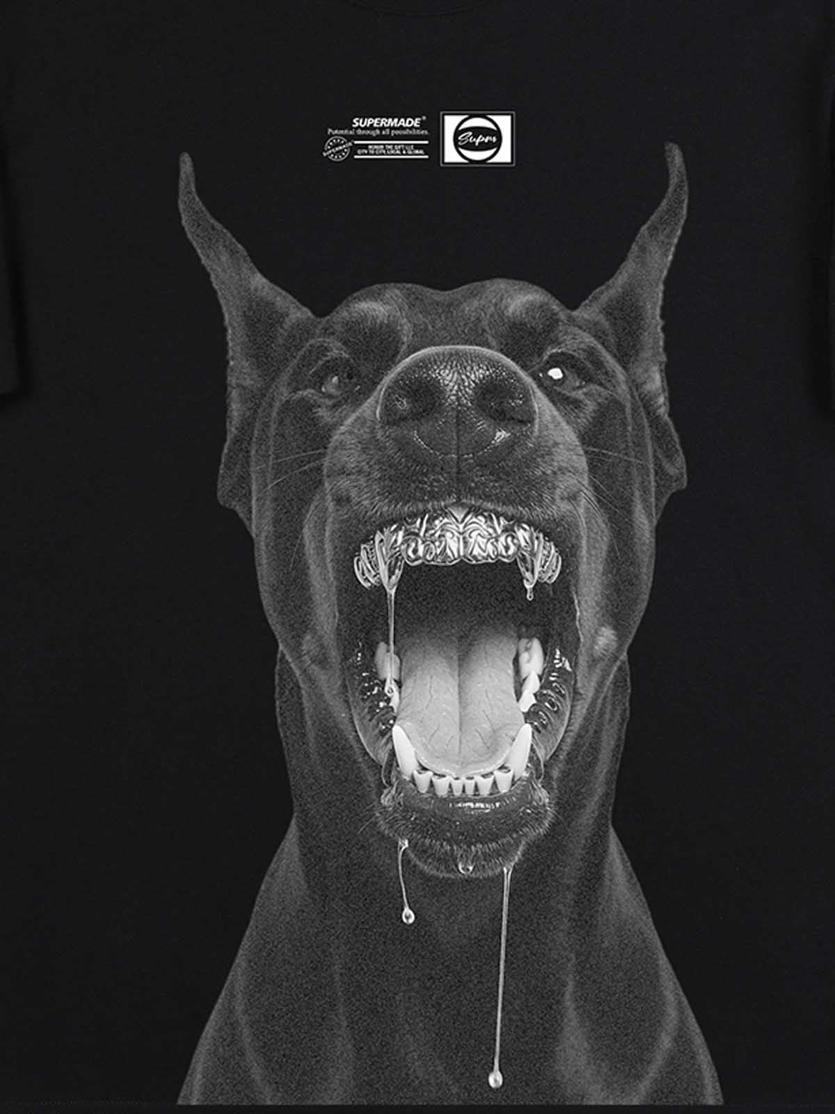 Snarling Doberman Graphic T-Shirt - Image 6
