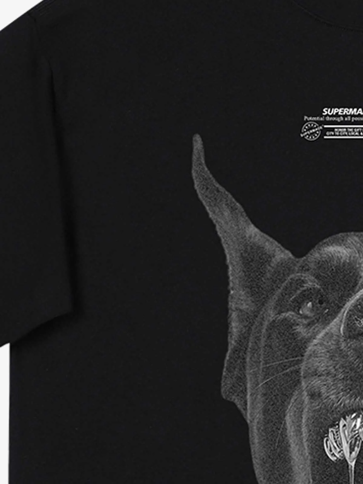 Snarling Doberman Graphic T-Shirt - Image 7