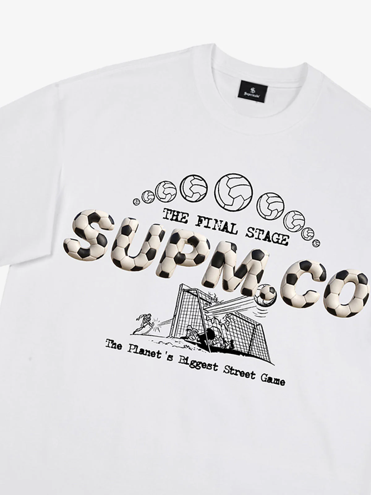 Soccer Graphic SUPM.CO T-Shirt - Image 4