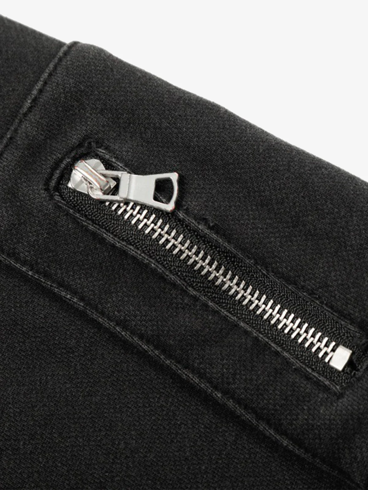 Spike Stud Detail Zip Up Hoodie - Image 8