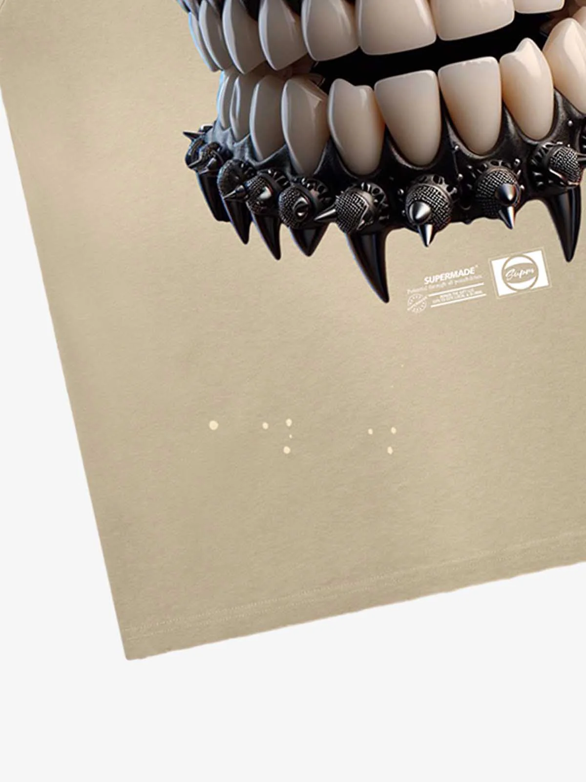 Spiked Teeth Graphic T-Shirt - Image 8