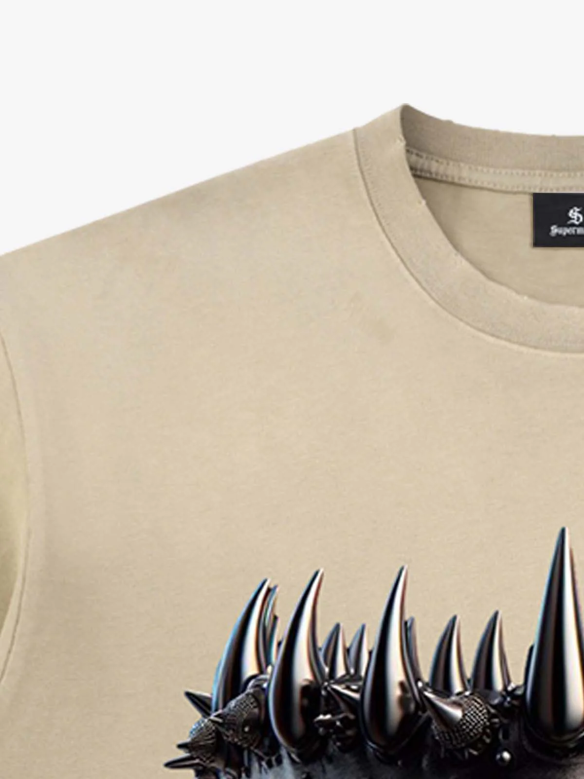 Spiked Teeth Graphic T-Shirt - Image 9