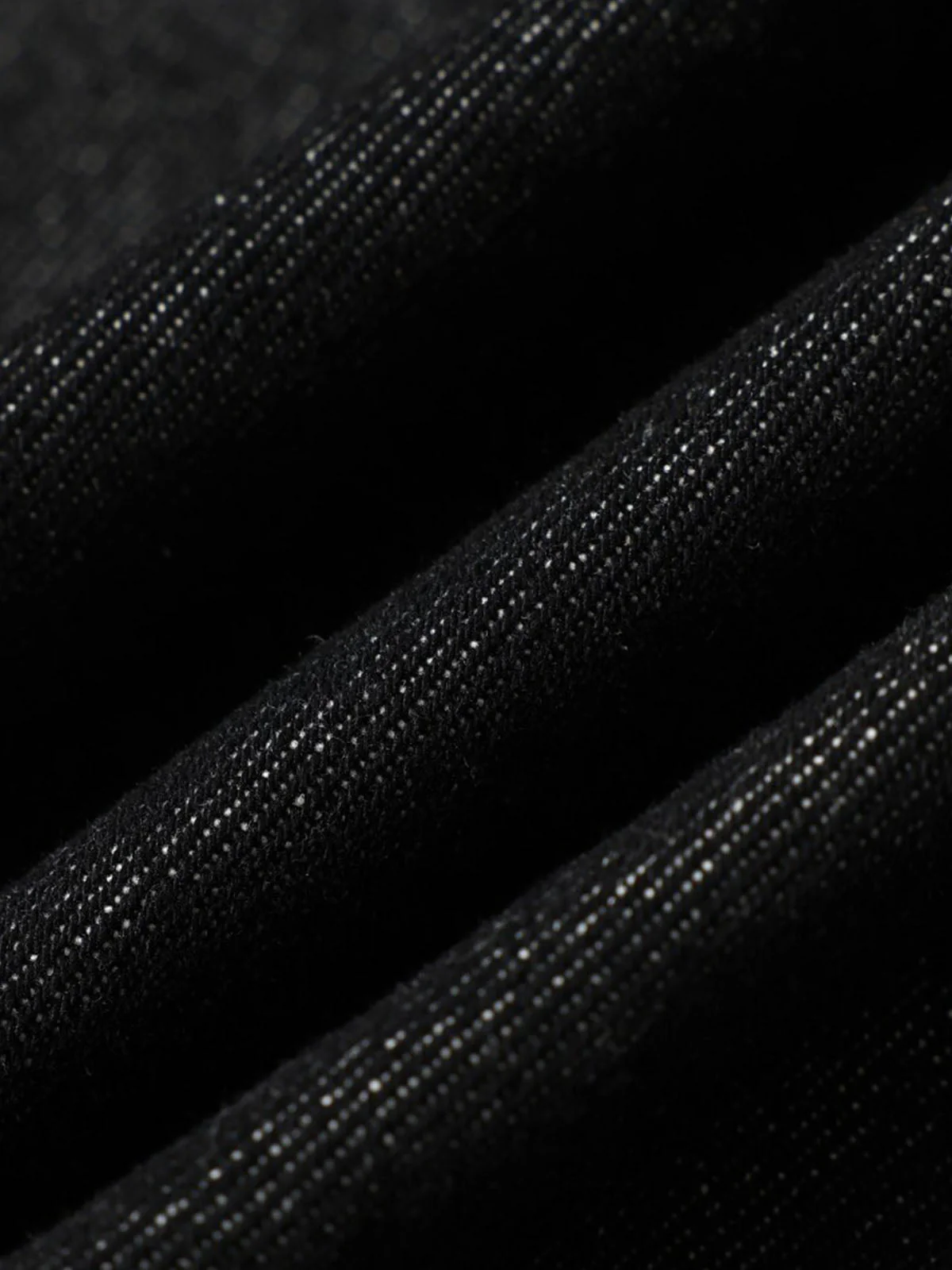 Stand Collar Clasp Detail Denim Jacket - Image 3