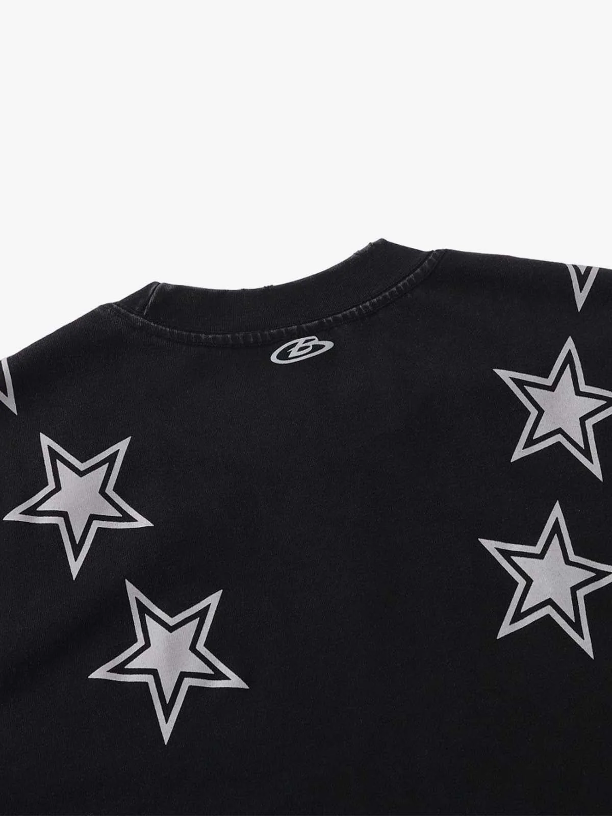 Star Graphic 56 Number Washed T-Shirt - Image 5
