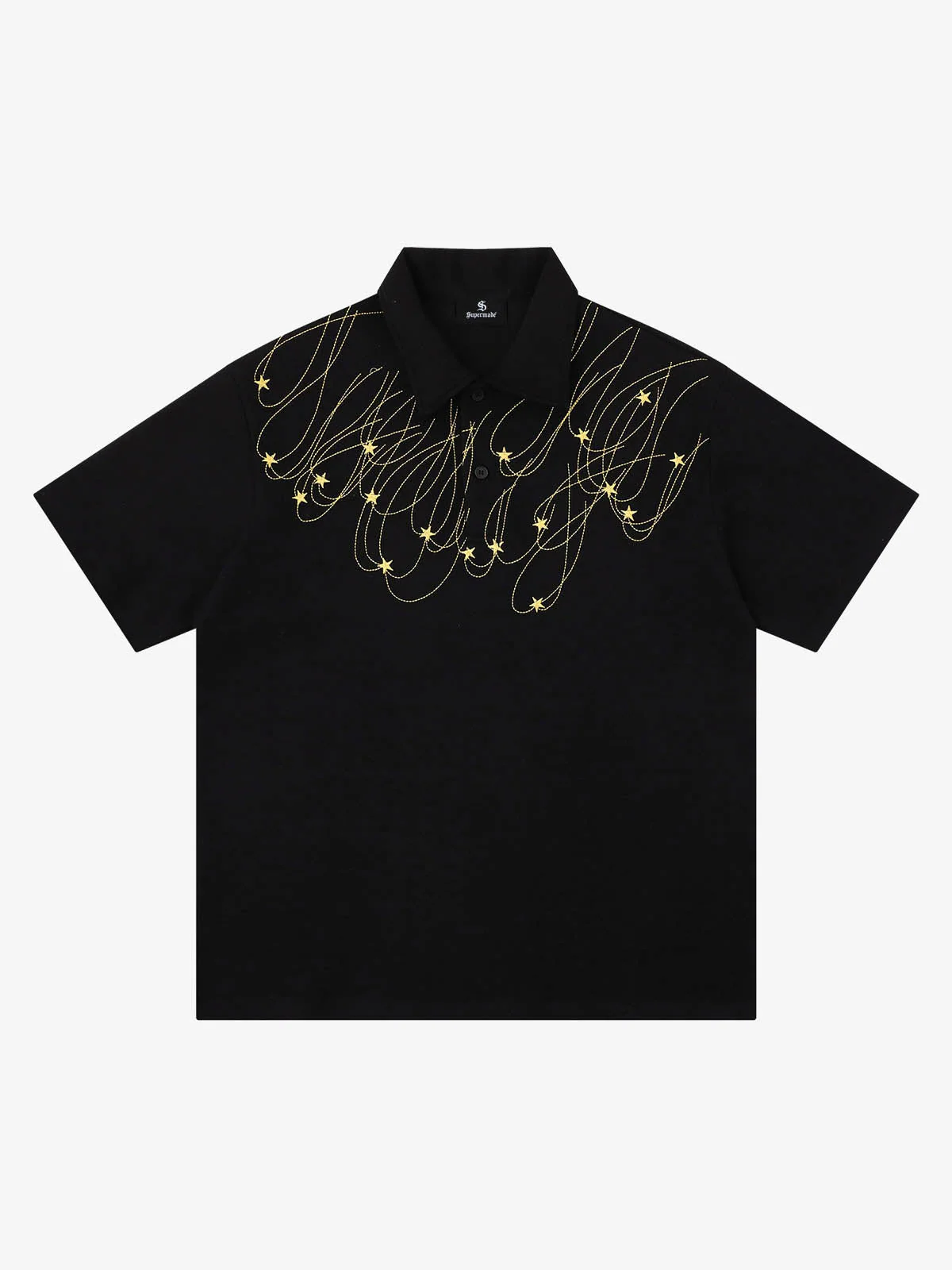 Stellar Embroidery Jersey Polo Shirt - Image 2