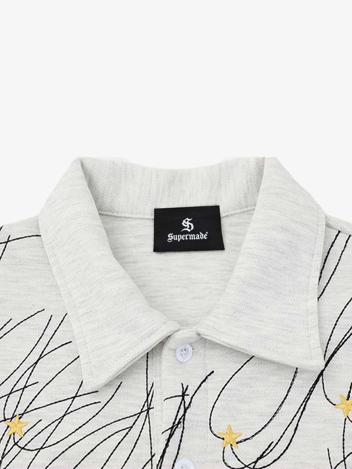 Stellar Embroidery Jersey Polo Shirt - Image 5