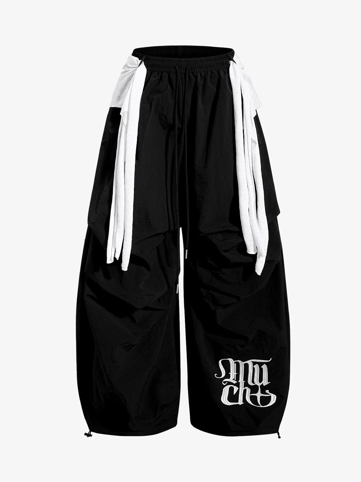 Strapped Detachable Curved Pants - Image 2