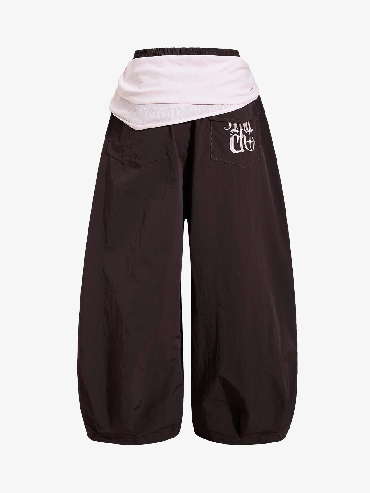 Strapped Detachable Curved Pants - Image 3