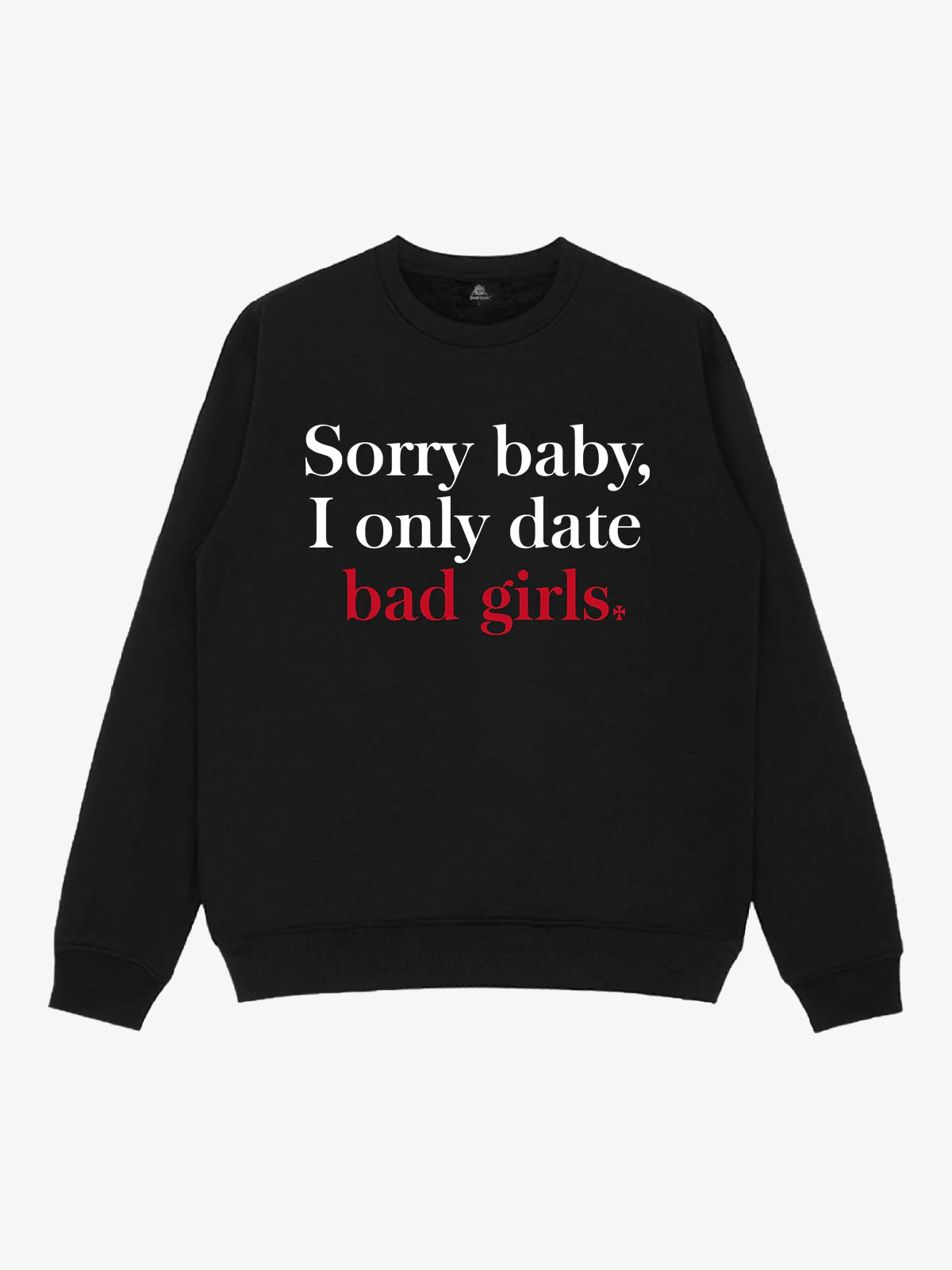 Street Contrast Design Slogan Print Round Neck Sweatshirt - Image 2