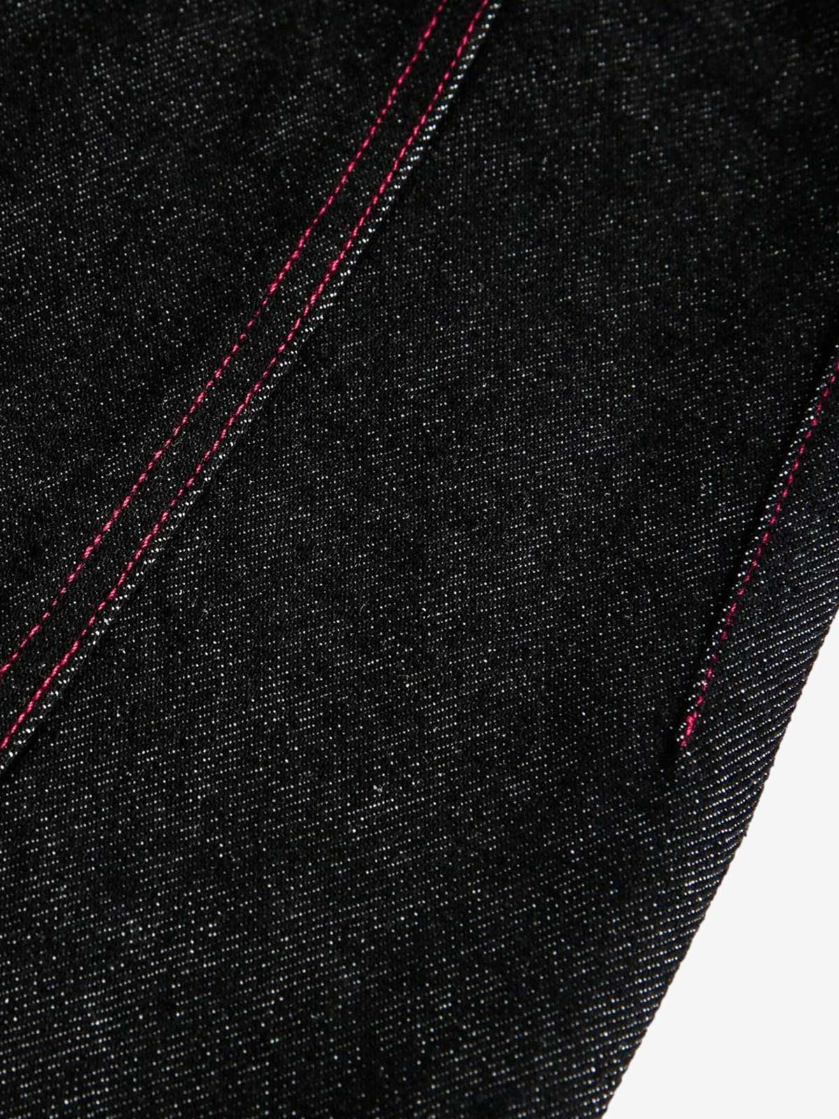 Street Culottes Red Stitching Barrel Jeans - Image 10