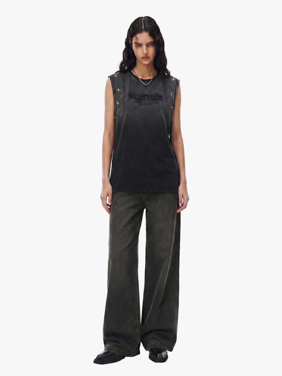 Street Detachable Belt Baggy Pants - Image 4