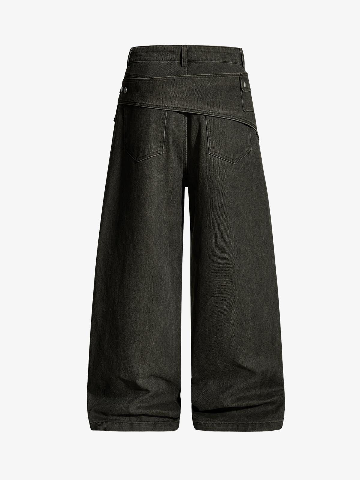 Street Detachable Belt Baggy Pants - Image 6
