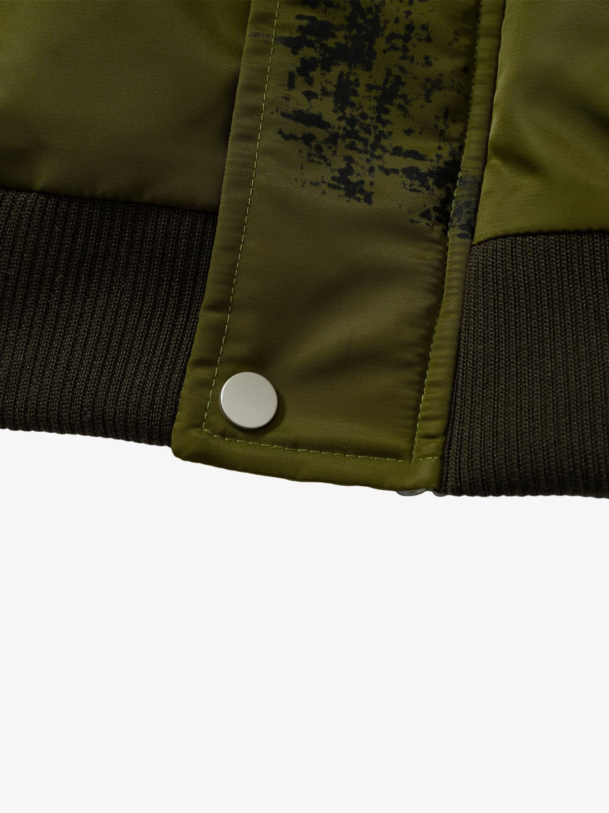 Street Graffiti Lamb Collar Flight Cotton Jacket - Image 16