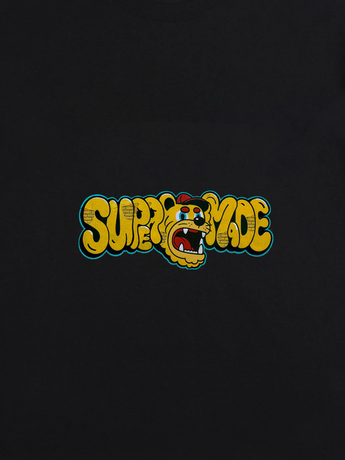Street Graffiti Trendy Tiger Head Font T-Shirt - Image 15