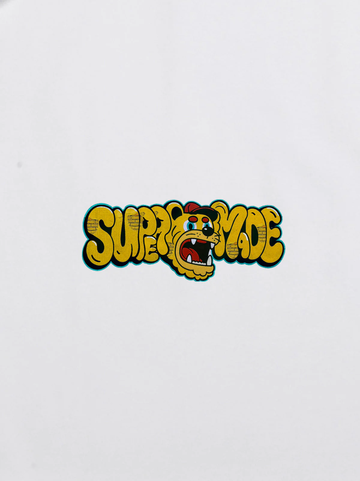 Street Graffiti Trendy Tiger Head Font T-Shirt - Image 17