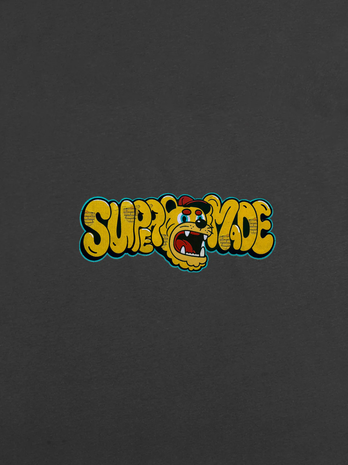 Street Graffiti Trendy Tiger Head Font T-Shirt - Image 18