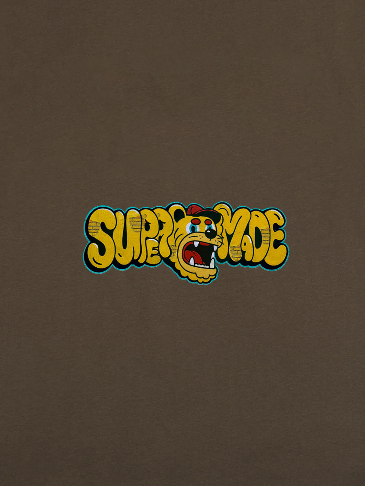 Street Graffiti Trendy Tiger Head Font T-Shirt - Image 21