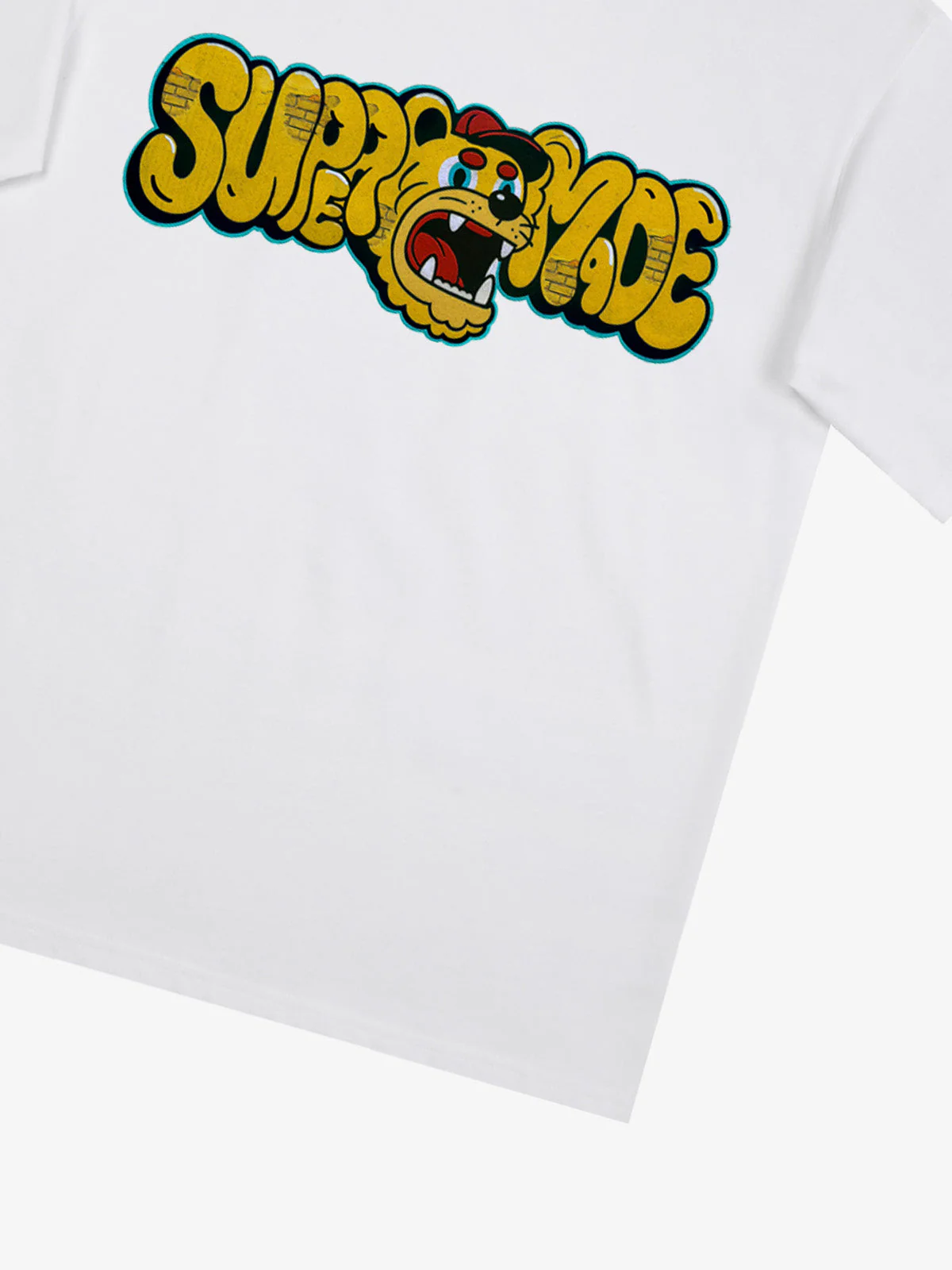Street Graffiti Trendy Tiger Head Font T-Shirt - Image 31