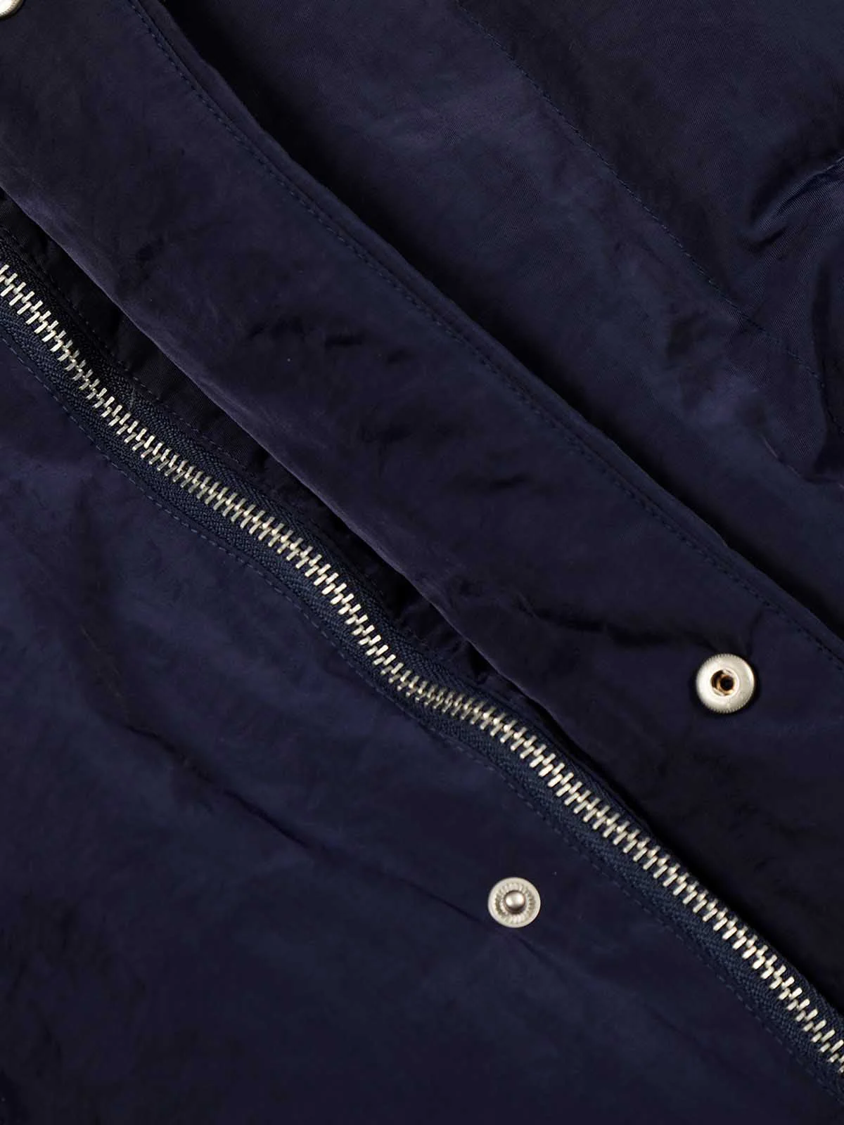 Street High-Neck Asymmetrical Placket Cotton Vest - Image 10
