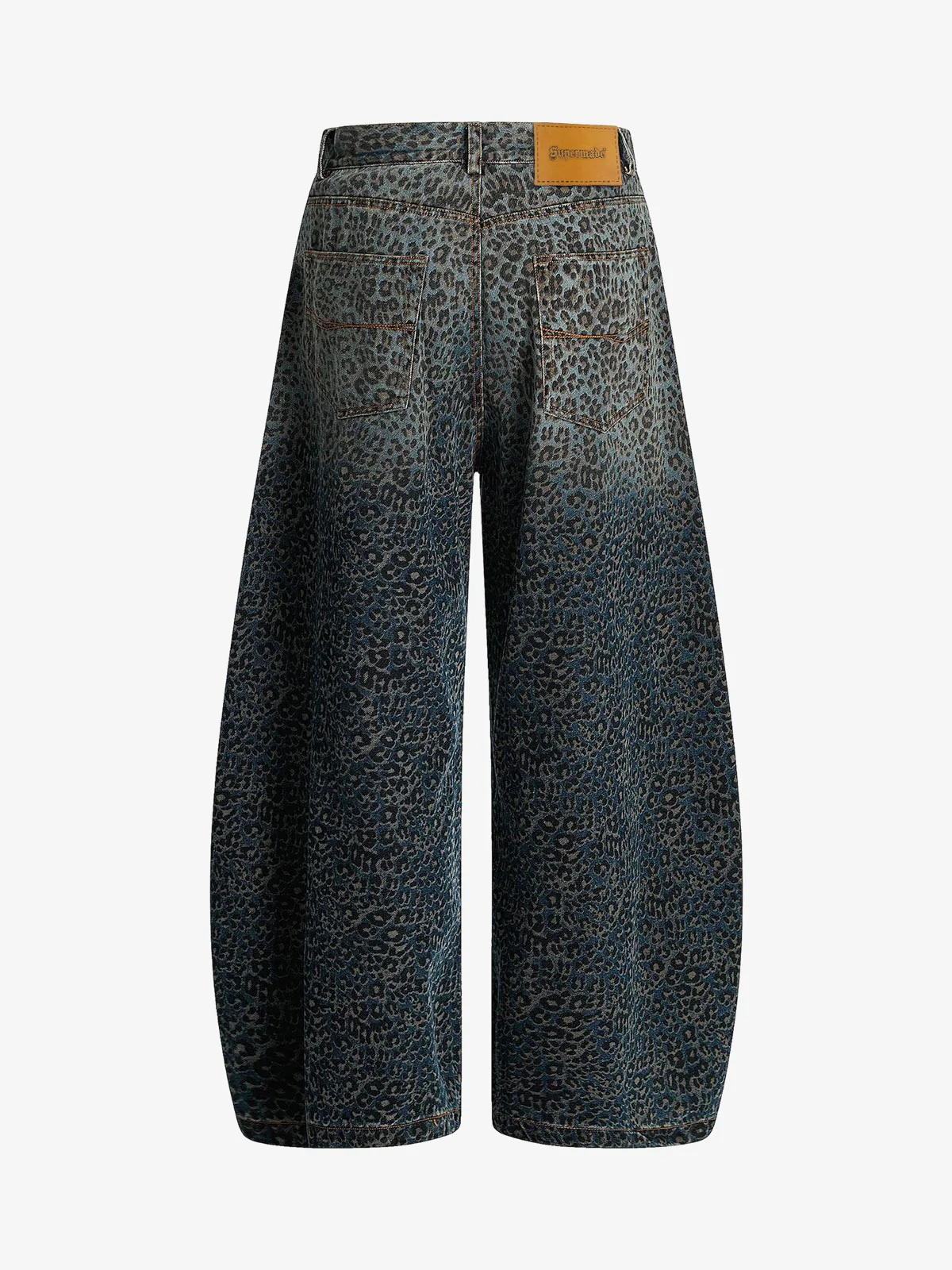 Denim Street Leopard Print Barrel Jeans - 2458 - Image 10