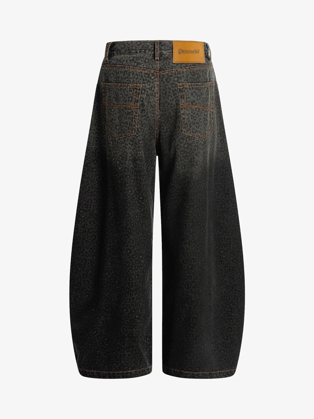 Denim Street Leopard Print Barrel Jeans - 2458 - Image 9