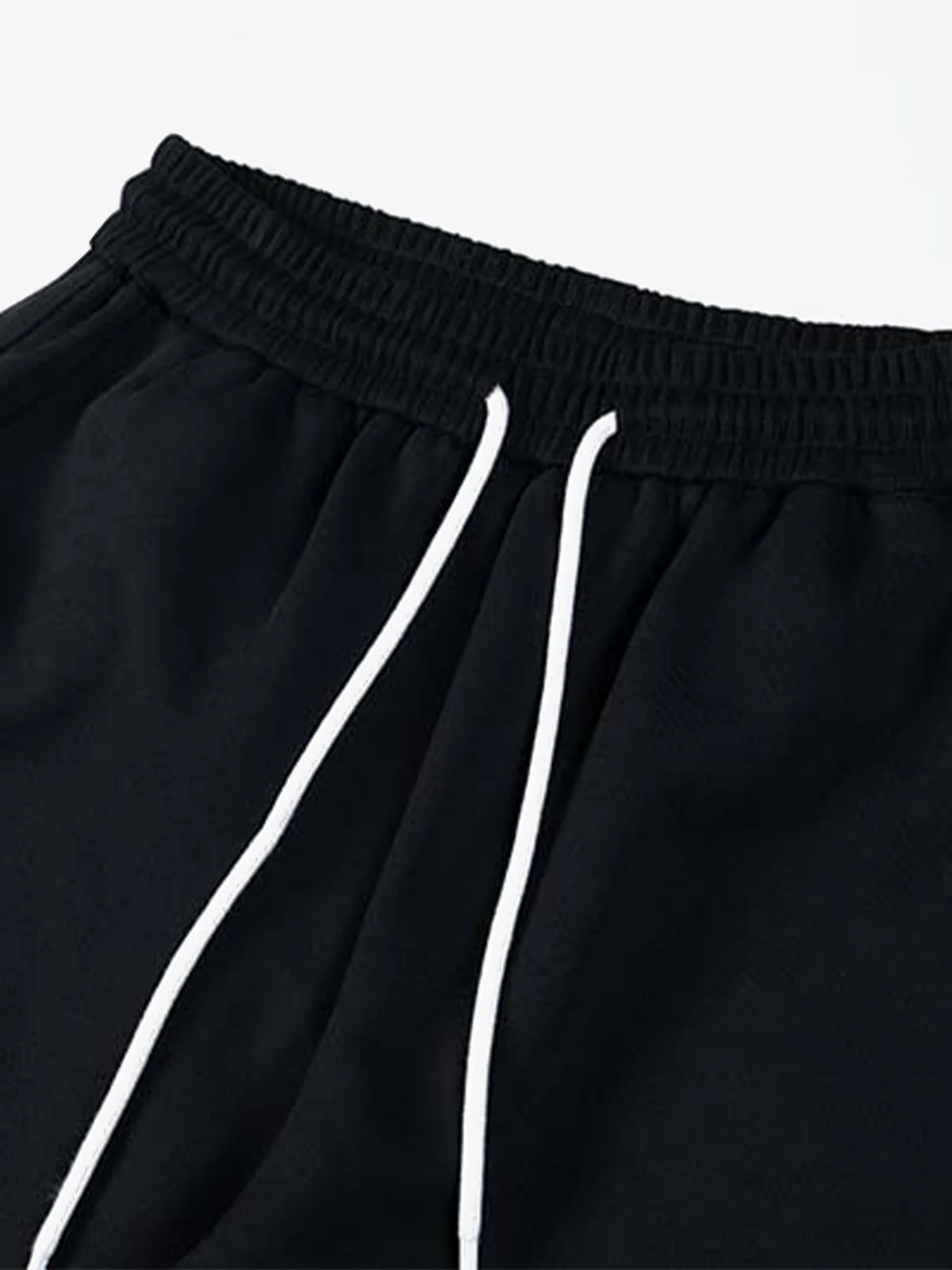 Street Patterned Striped Barrel Casual Pants - Image 10