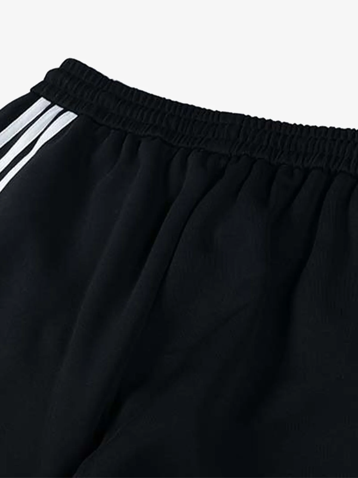 Street Patterned Striped Barrel Casual Pants - Image 9
