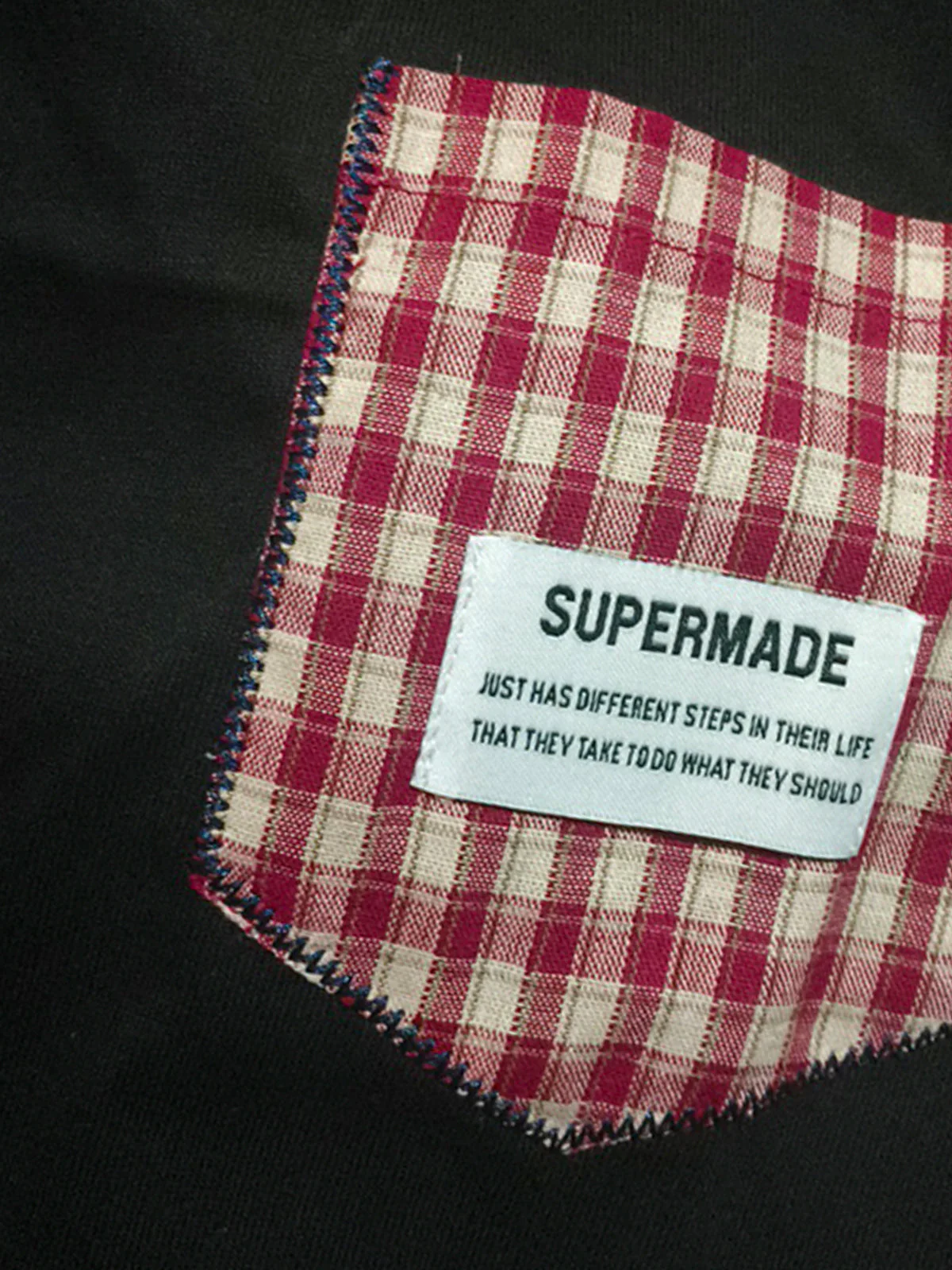Street Plaid Tie Short Sleeve T-Shirt - Image 10