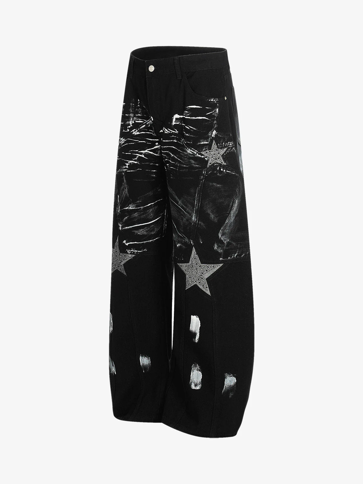 Street Star Painted Barrel Jeans - Image 3