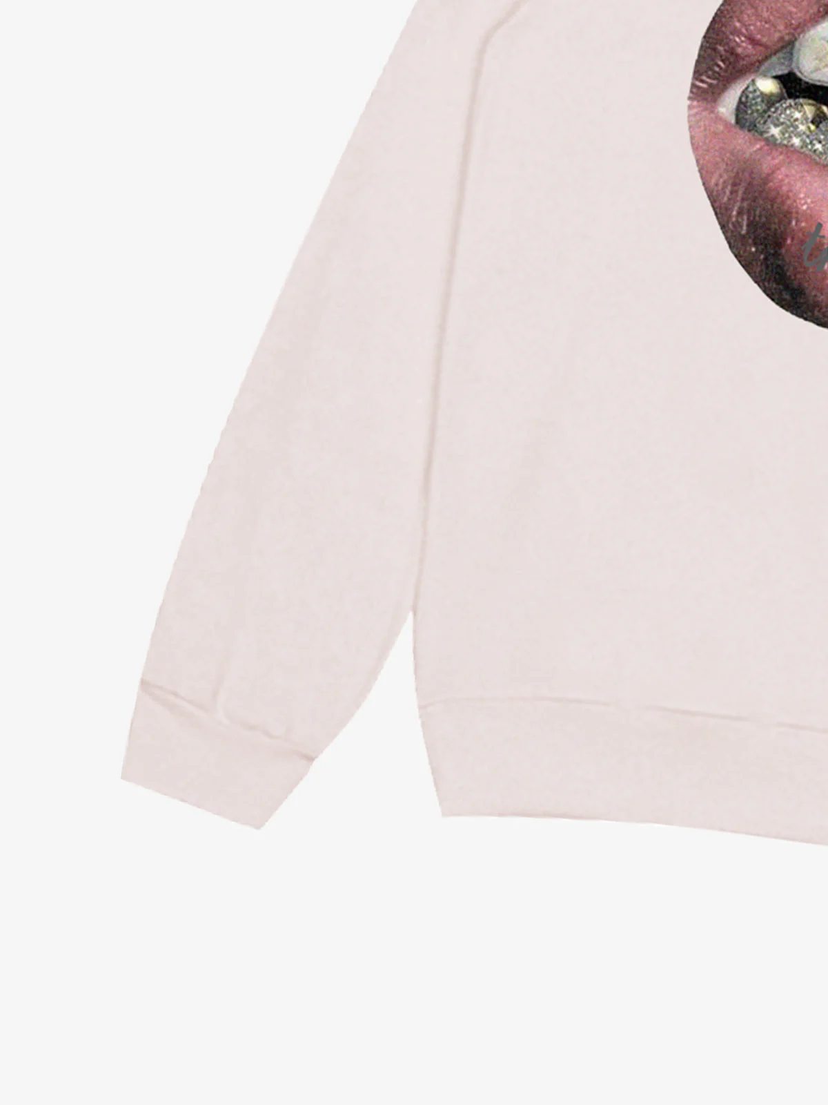 Streetwear Hip-Hop Gold Mouth Print Sweatshirt - Image 5