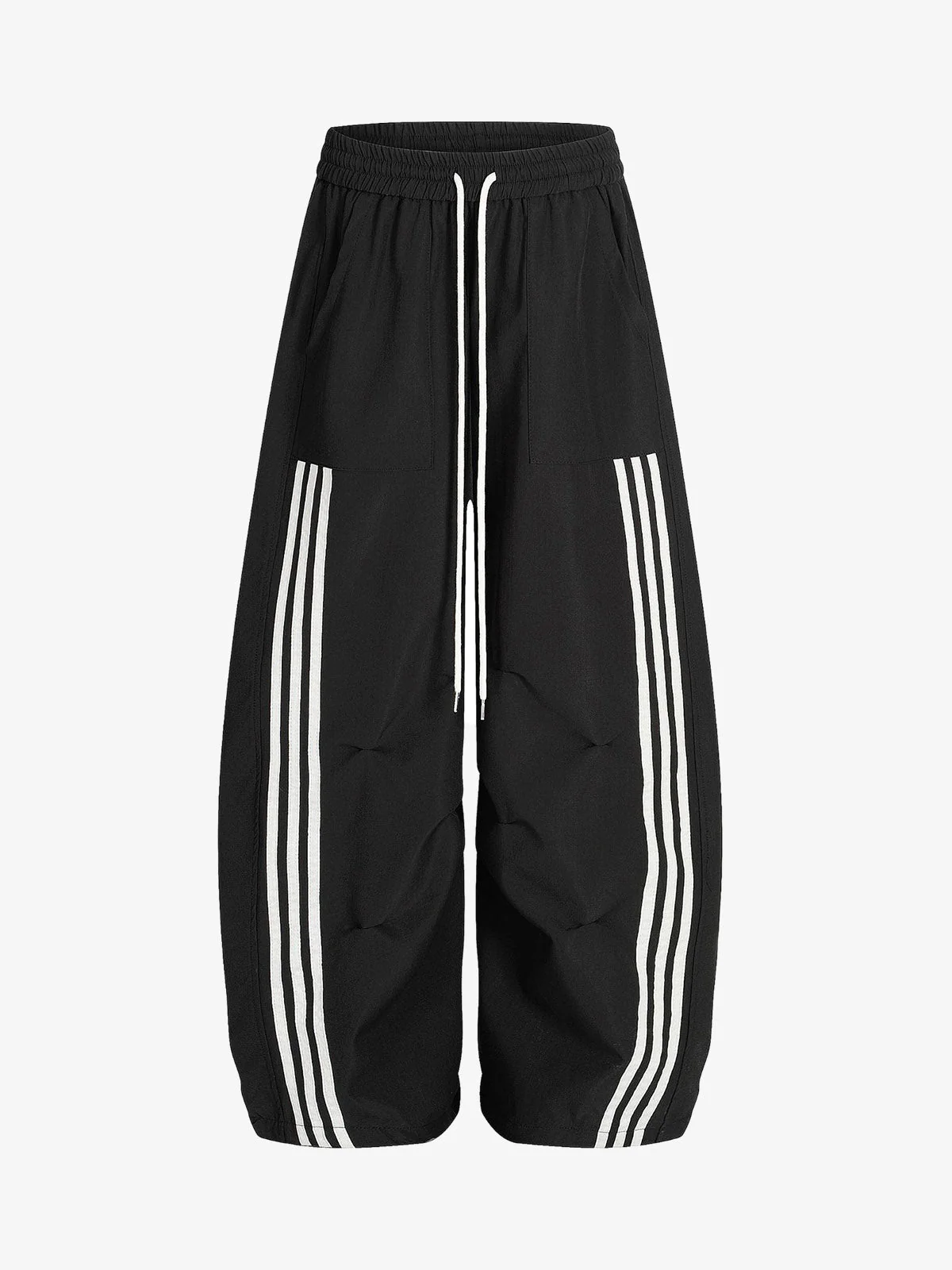 Striped Zip-Up Track Jacket and Wide-Leg Track Pants Set - Image 11