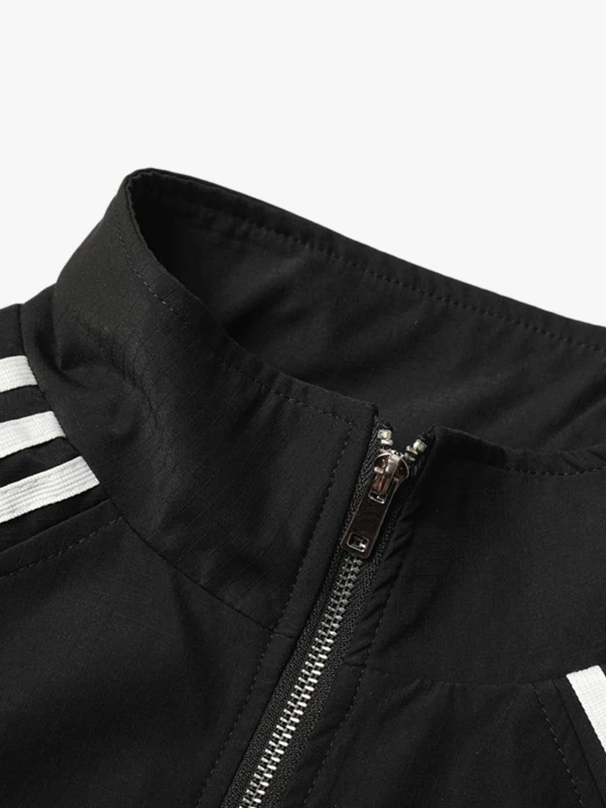 Striped Zip-Up Track Jacket and Wide-Leg Track Pants Set - Image 18