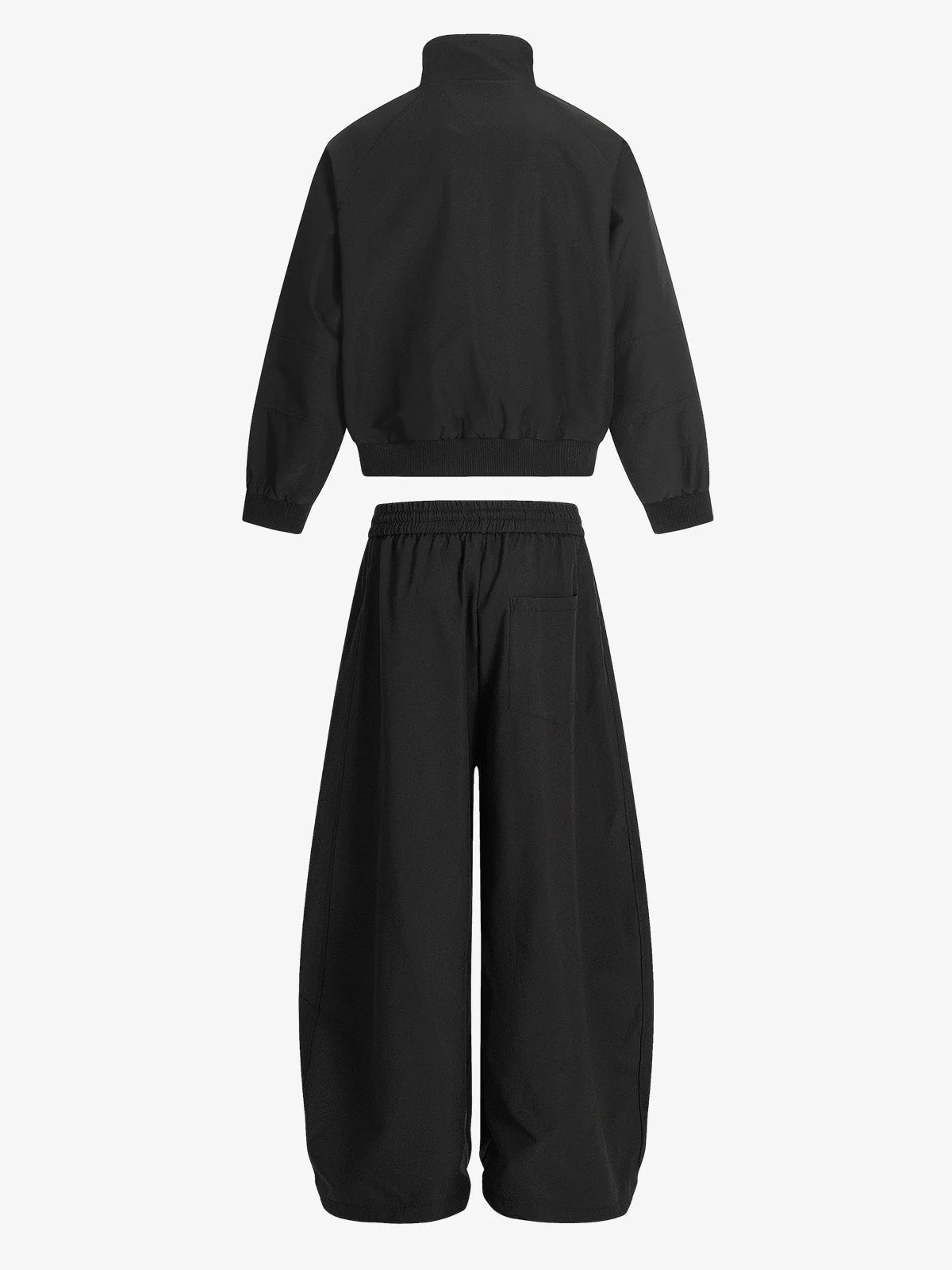 Striped Zip-Up Track Jacket and Wide-Leg Track Pants Set - Image 7