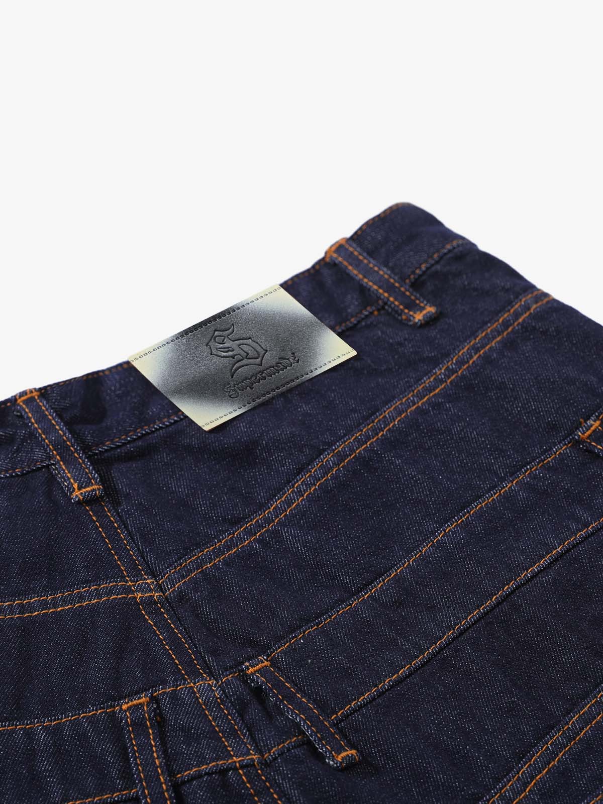 Studded Double-Waist Wide-Leg Jorts - Image 6