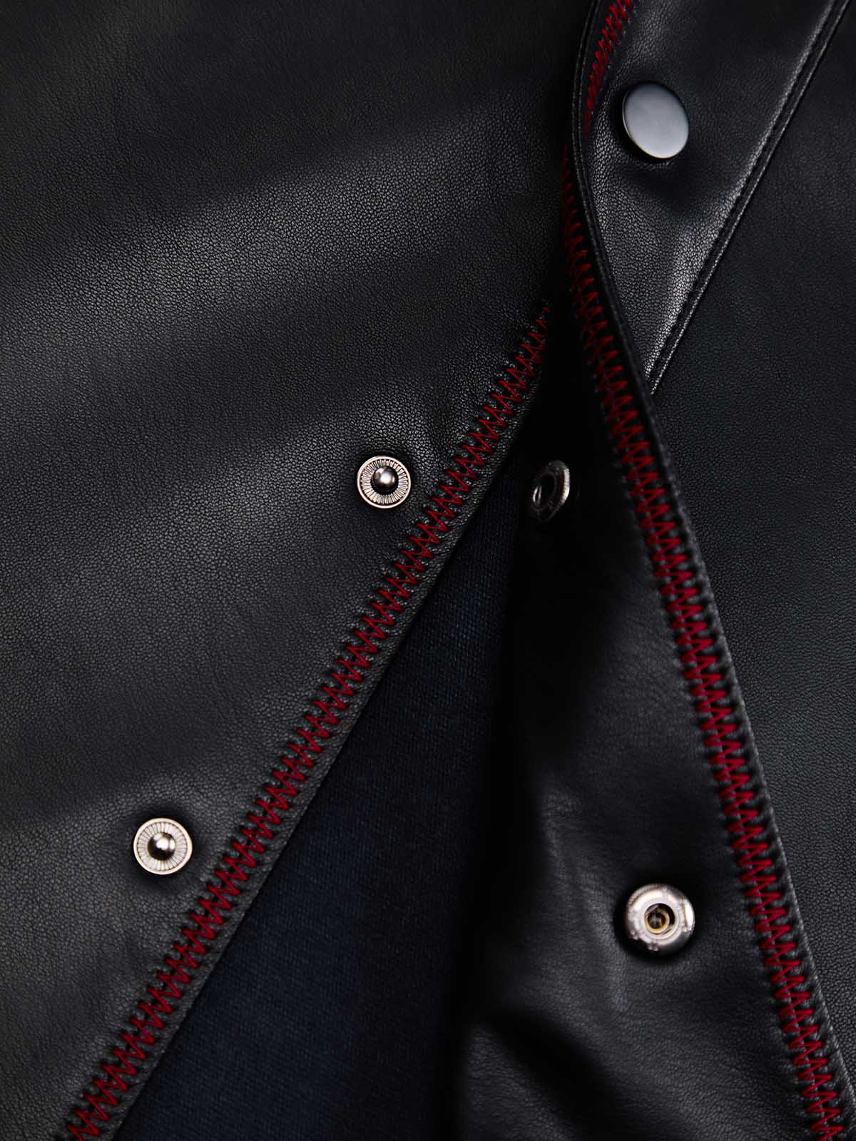 Original Embroidered Leather Shirt - Image 13