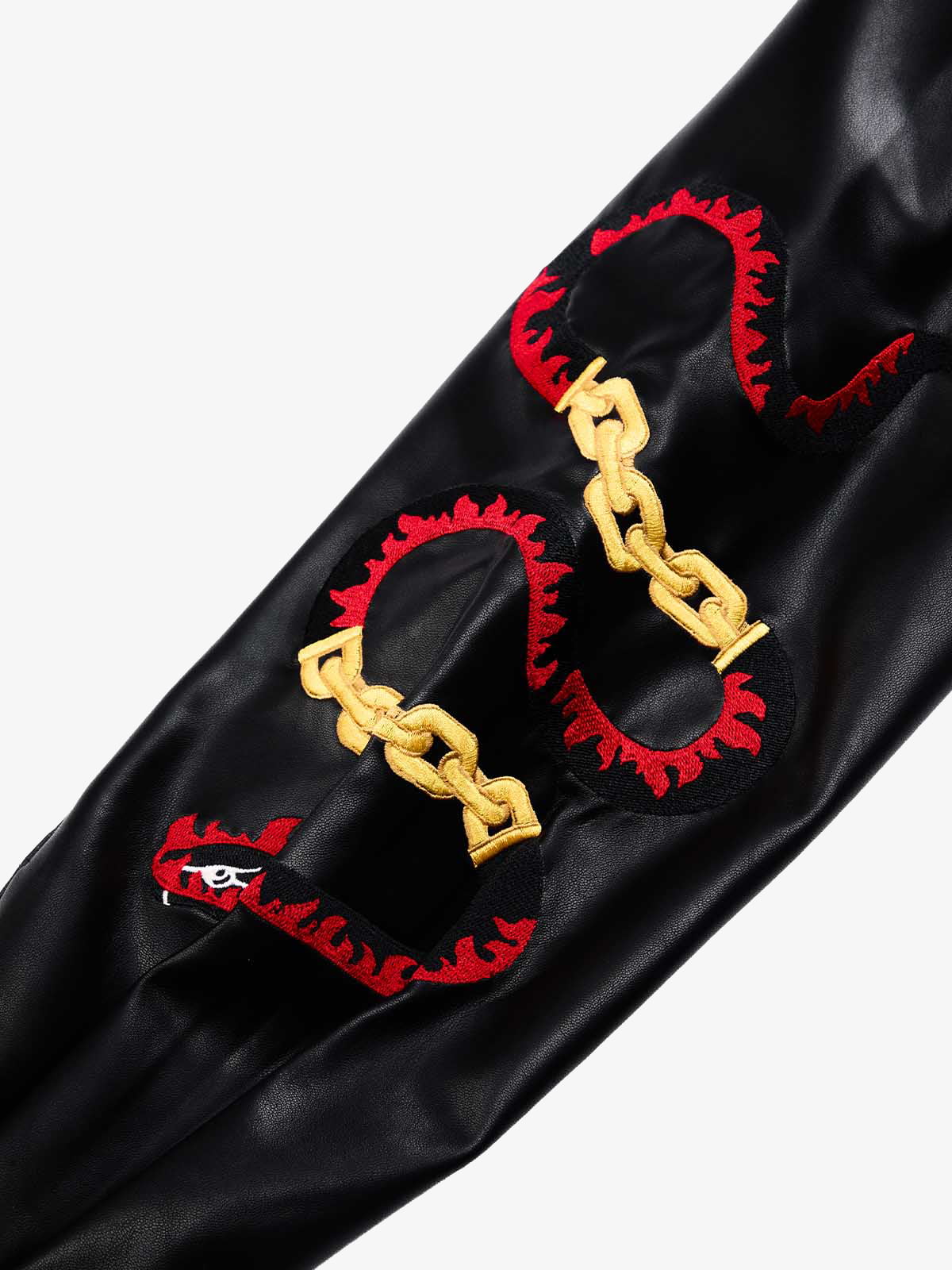 Original Embroidered Leather Shirt - Image 16