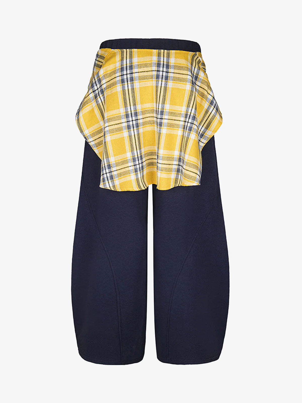 Plaid Belt Barrel Pants - Image 10