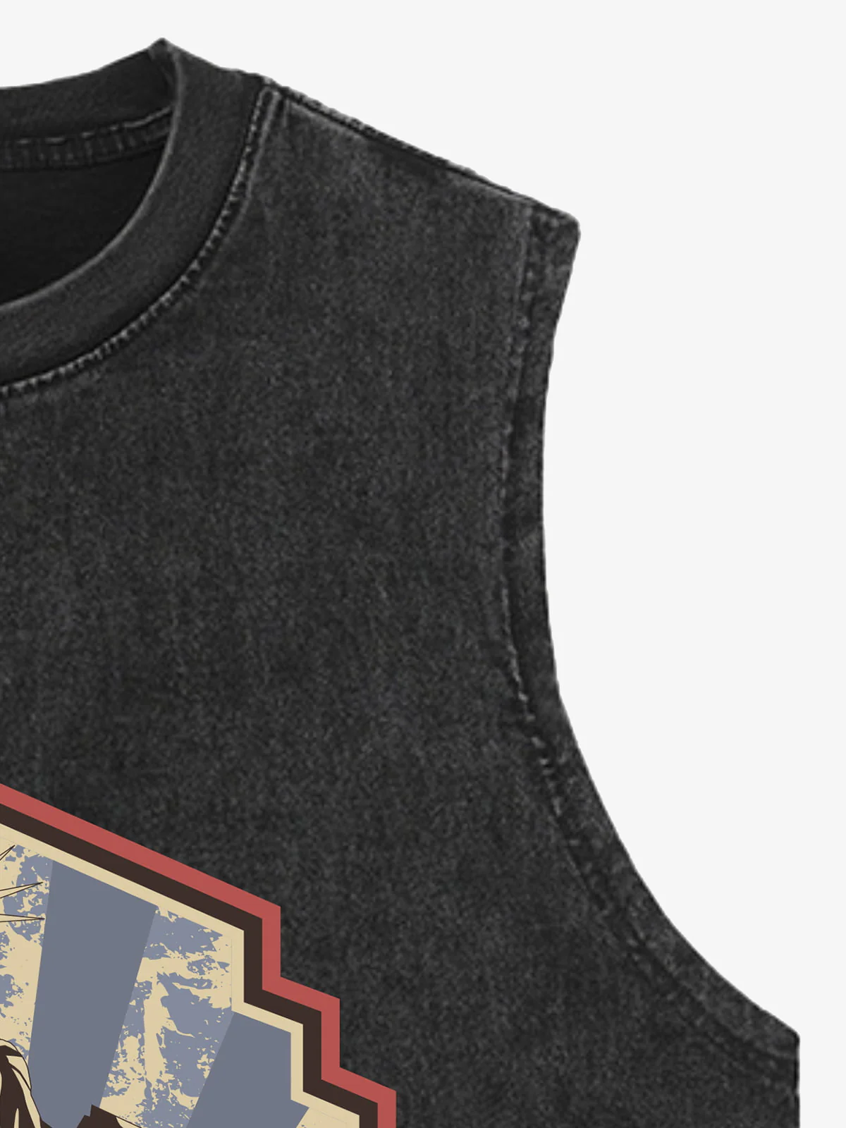 Original Street Statue Of Liberty Print Vest - 2531 - Image 3