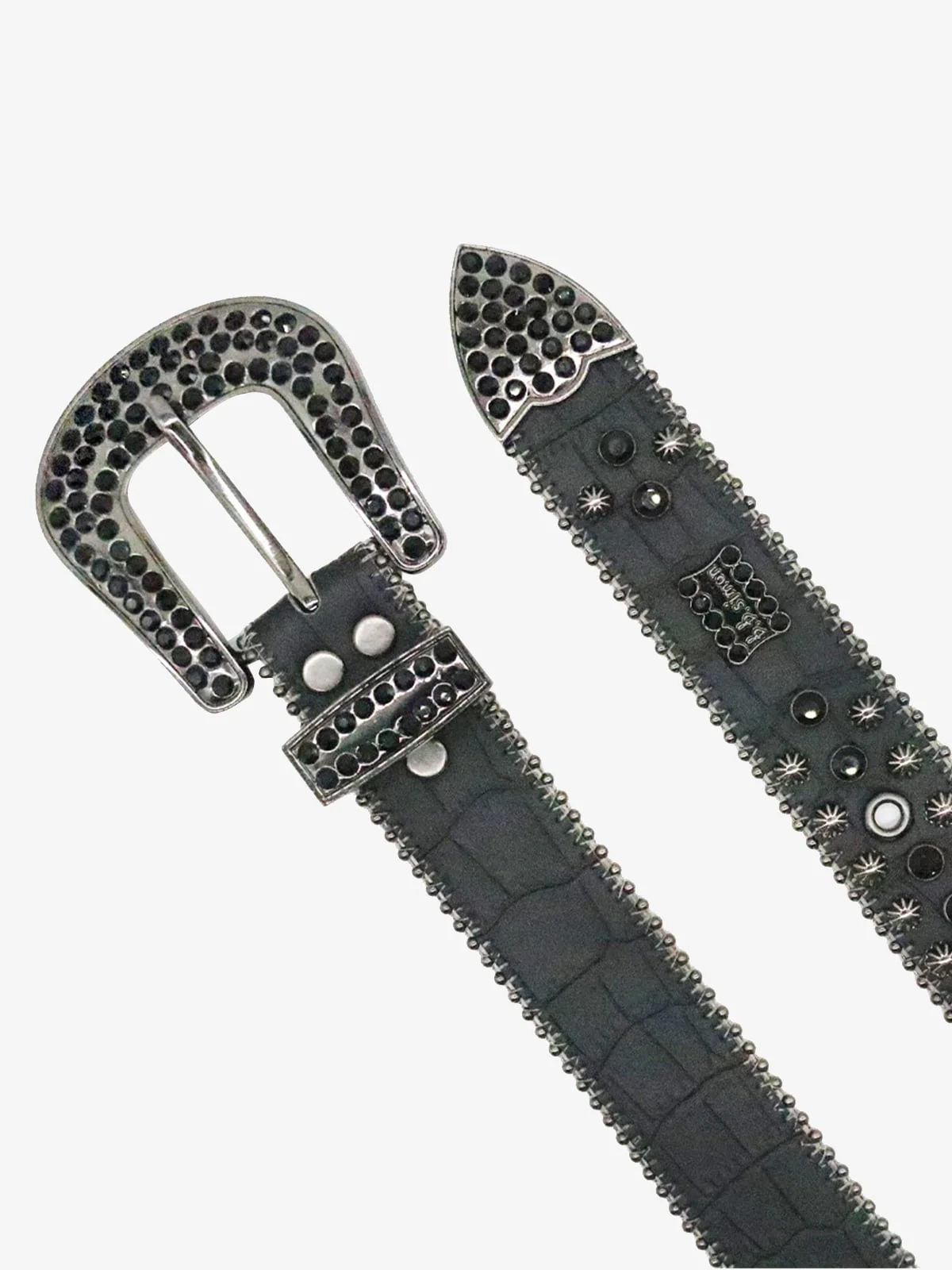 Street Rhinestone Studded Belt - Image 5